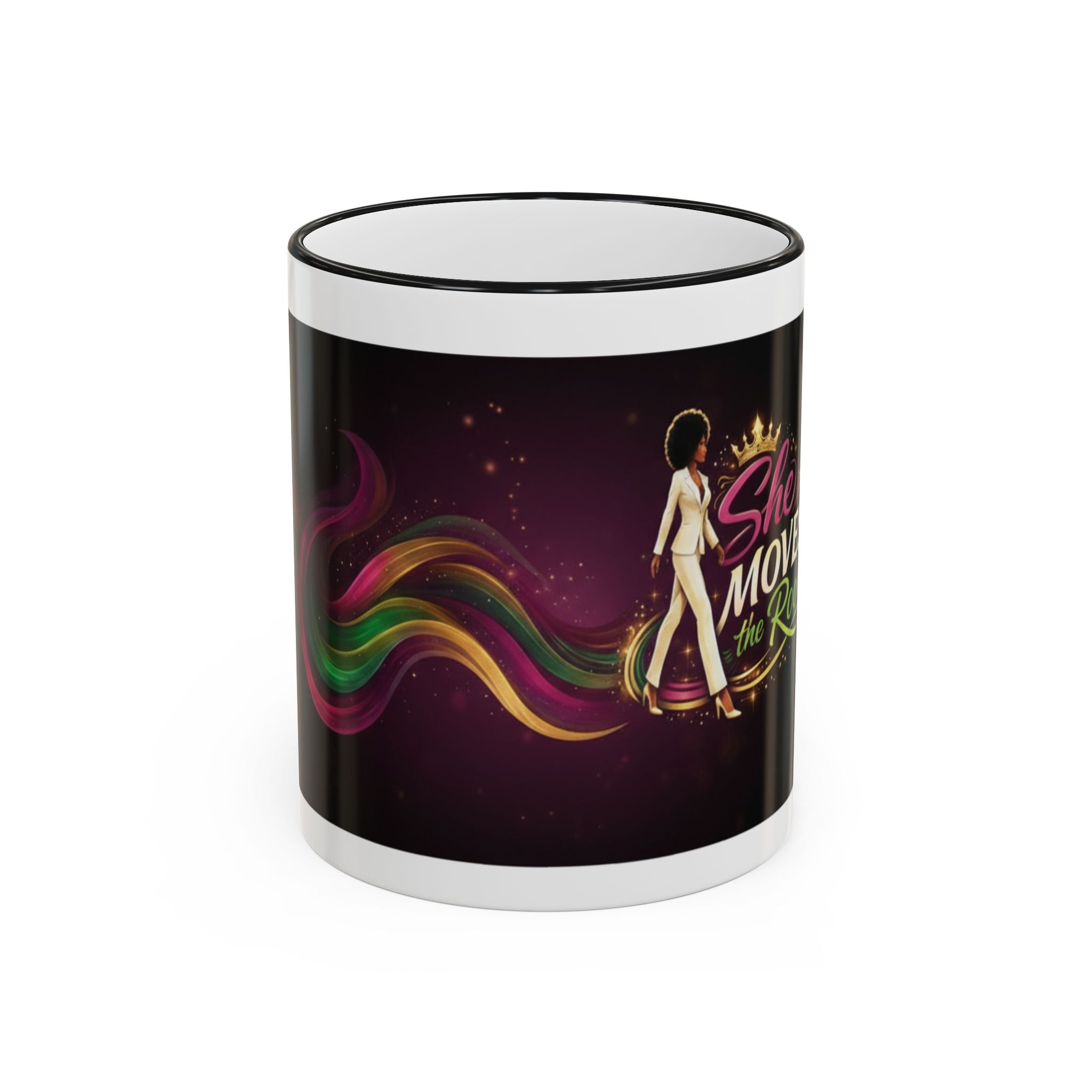 She Moves the Room | Rainbow Flow Accent Rim & Handle