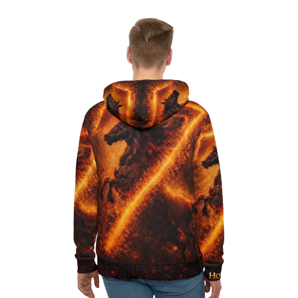 The Horsemen "7": Flaming Horse Hoodie | Limited Edition