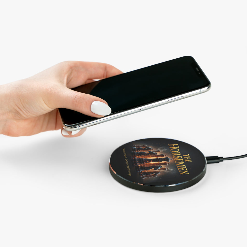 Wireless Charger — The Horsemen Chess Design Fast Qi Charging Pad