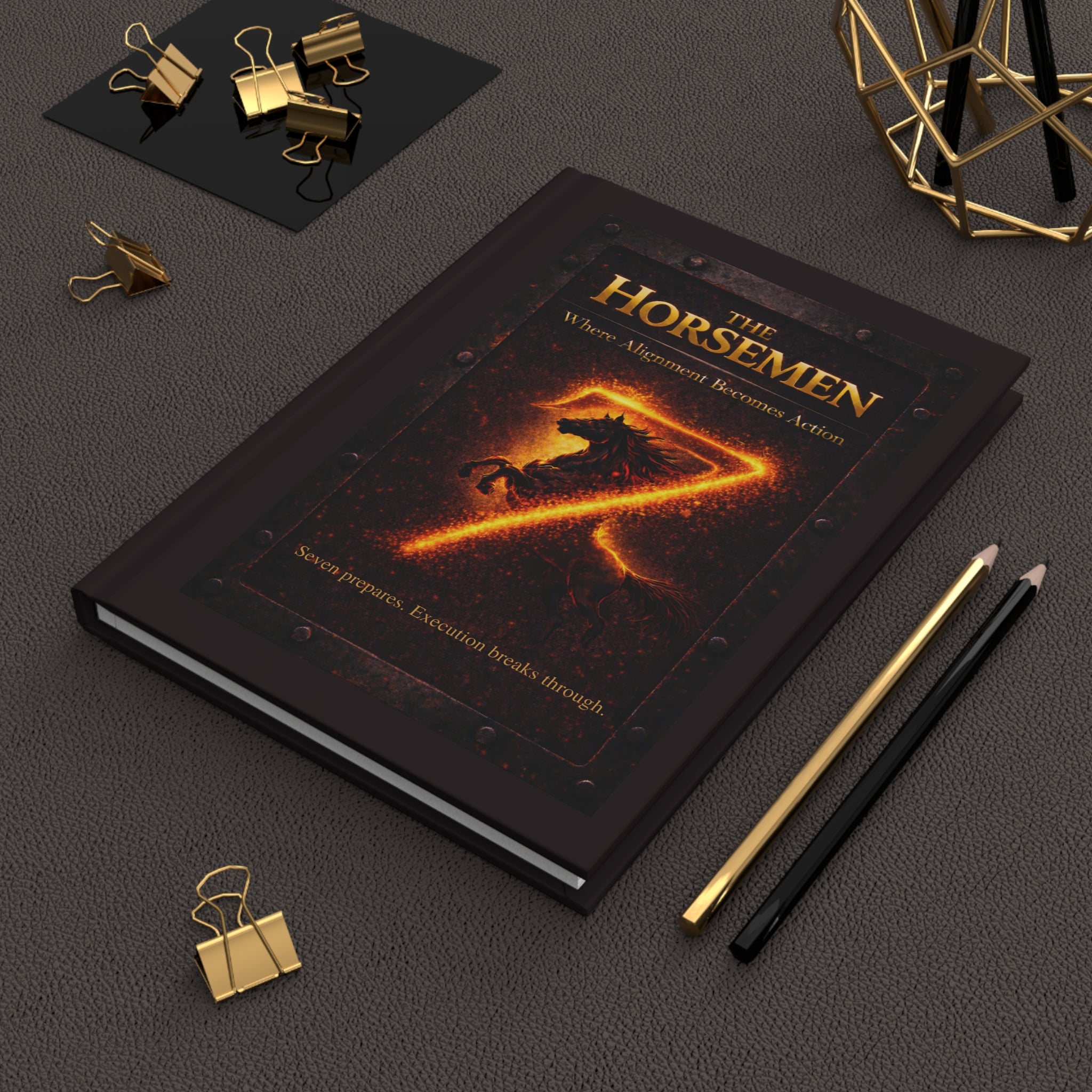 The Horsemen fiery 7 hardcover journal | Matte Hardcover Journal