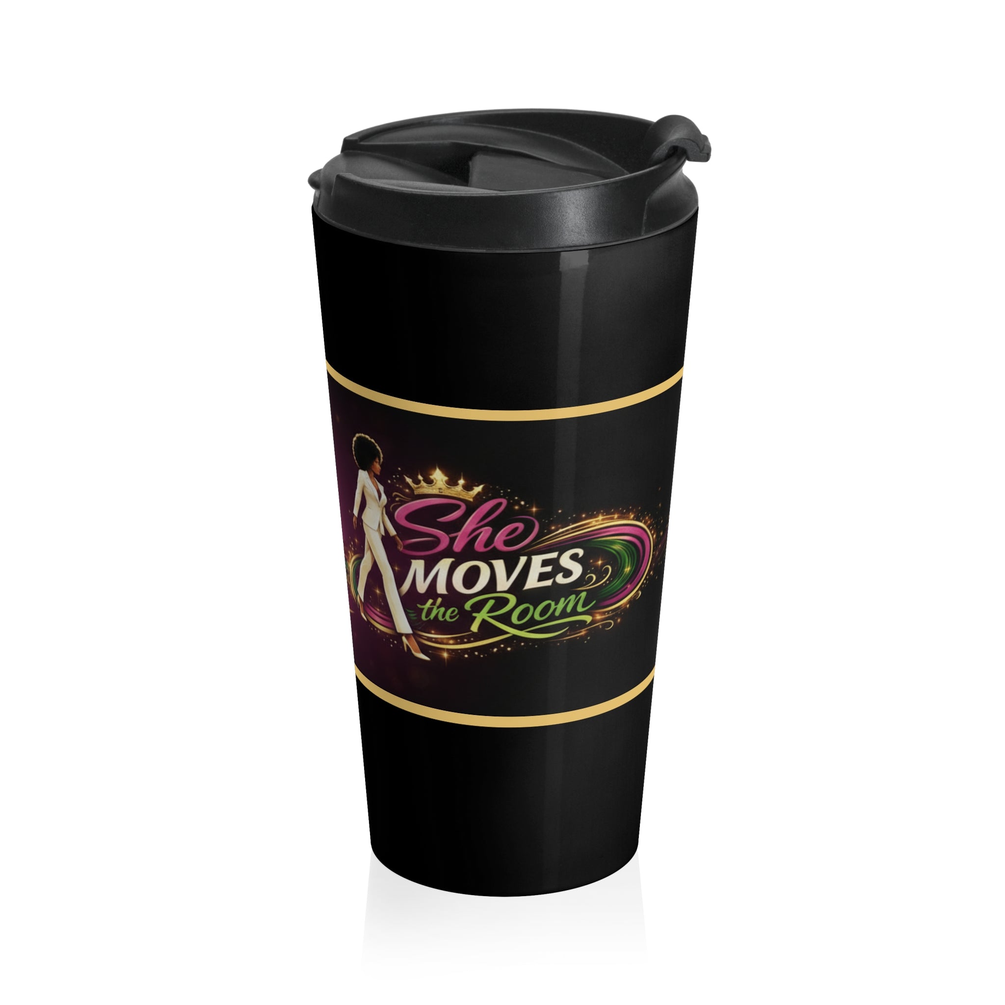 She Moves the Room | Stainless Steel Travel Mug
