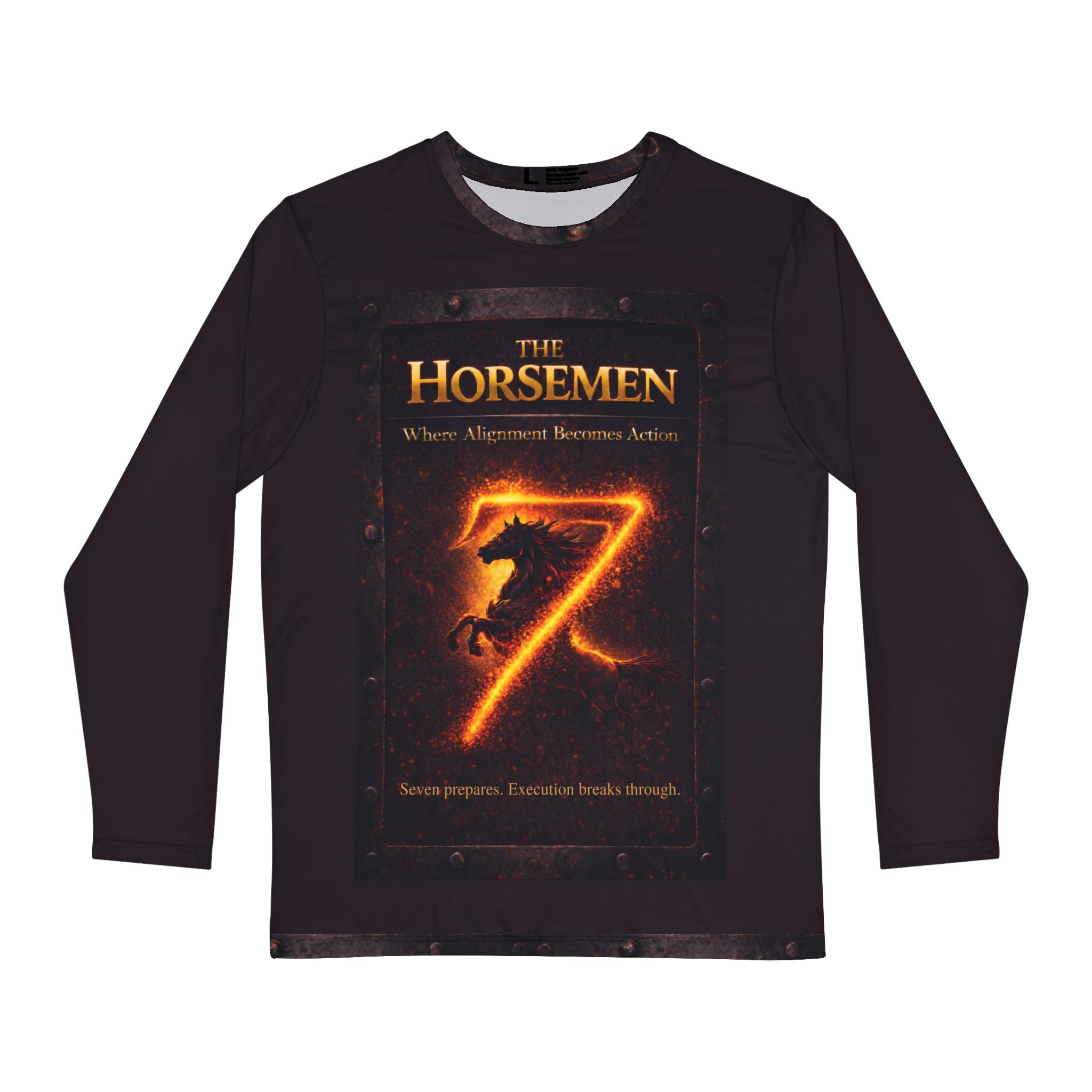 The Horsemen "7" | All-Over-Print volcanic molten rock top