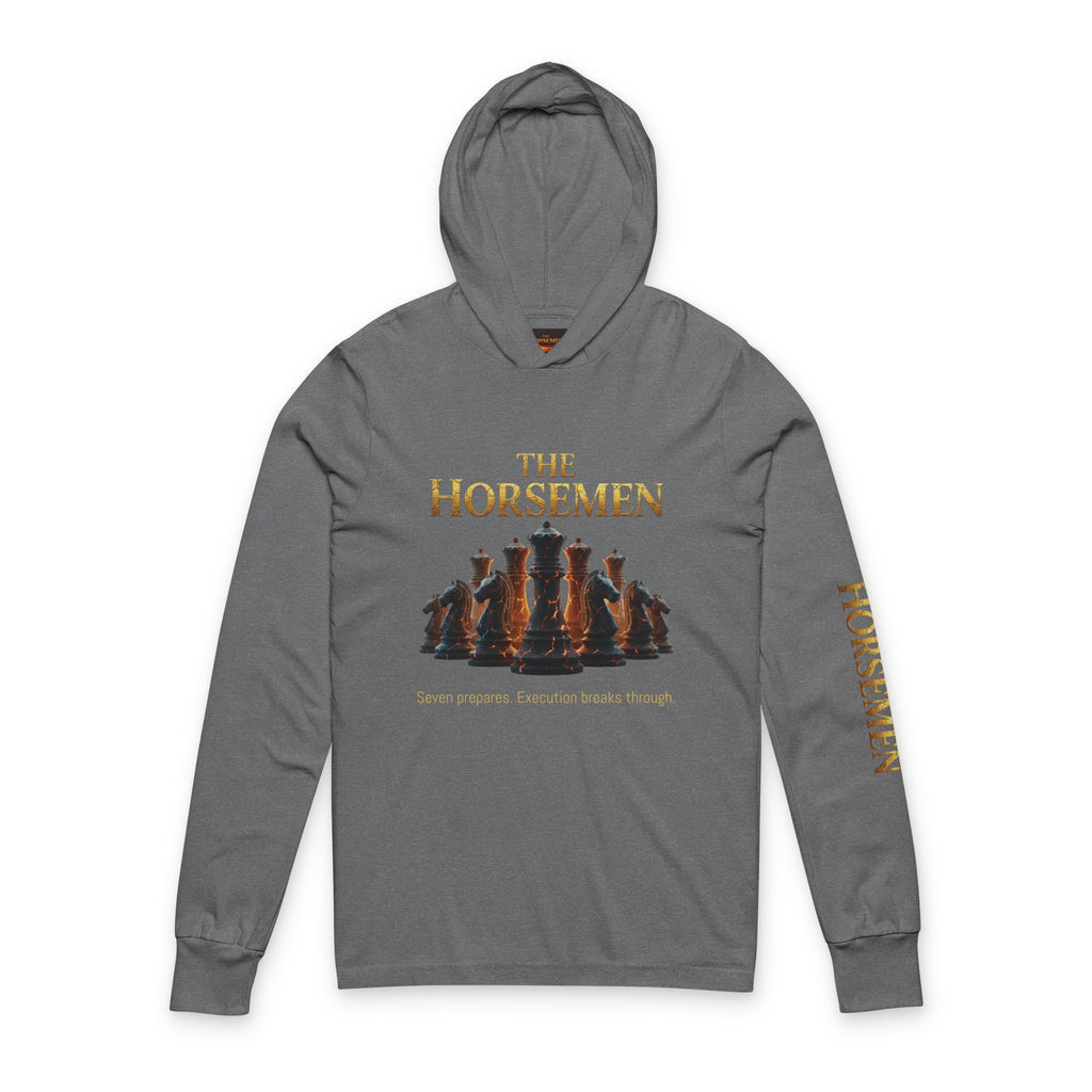 The Horsemen Chess | Hooded long-sleeve (Black)
