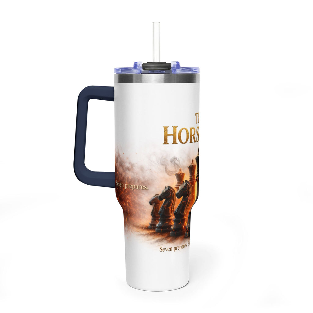 The Horsemen Chess | 40oz Vacuum Insulated ravel Tumbler (White)