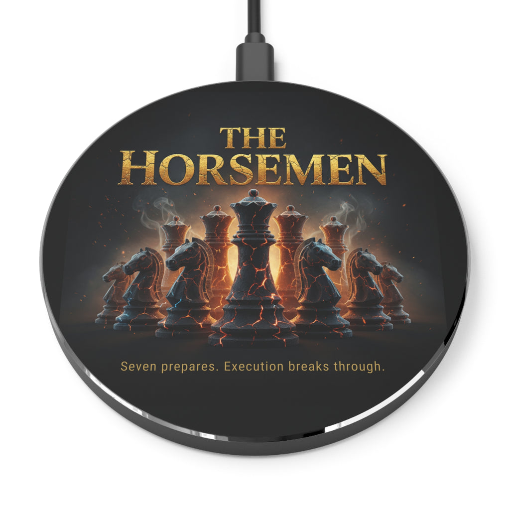 Wireless Charger — The Horsemen Chess Design Fast Qi Charging Pad