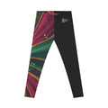 She Moves the Room Abstract Rainbow Wave | All -Over Leggings