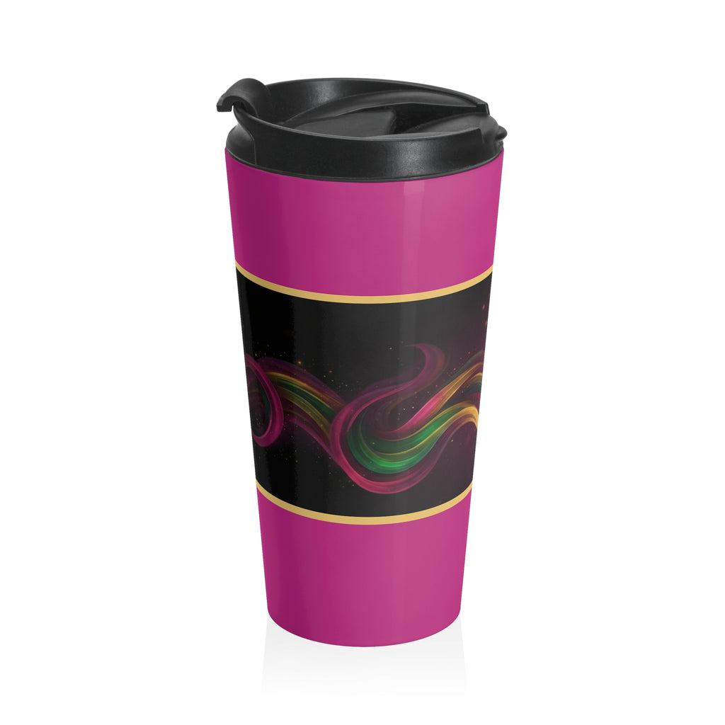 She Moves the Room | Stainless Steel Travel Mug (Pink)