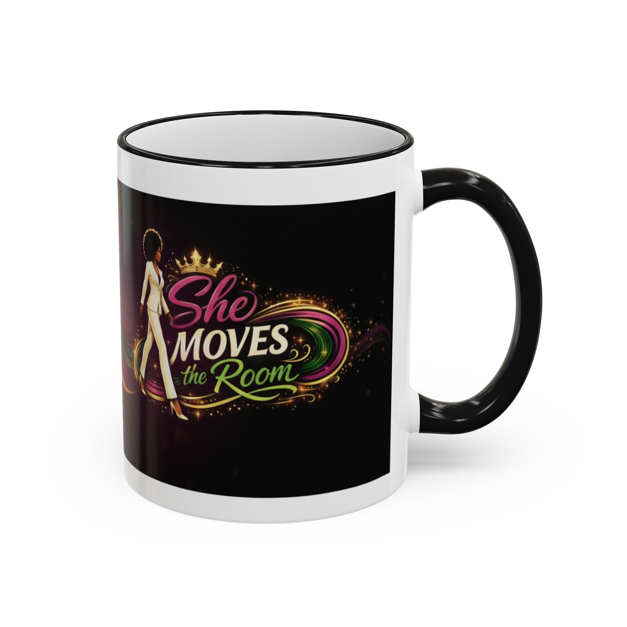 She Moves the Room | Rainbow Flow Accent Rim & Handle