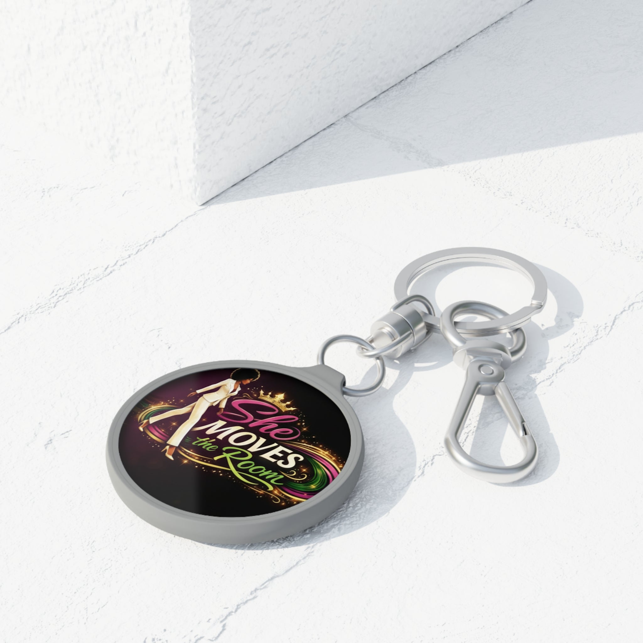 She Moves the Room | Keychain