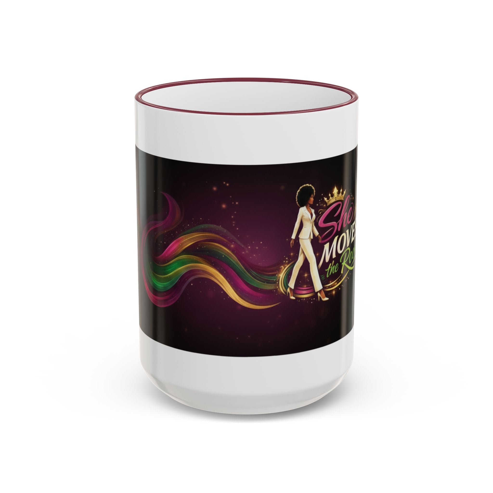 She Moves the Room | Rainbow Flow Accent Rim & Handle