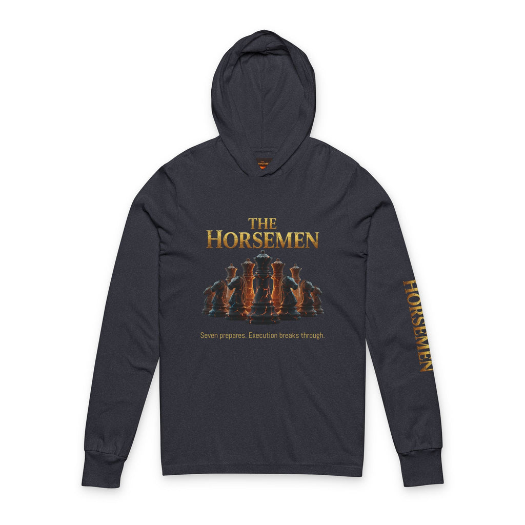 The Horsemen Chess | Hooded long-sleeve (Black)