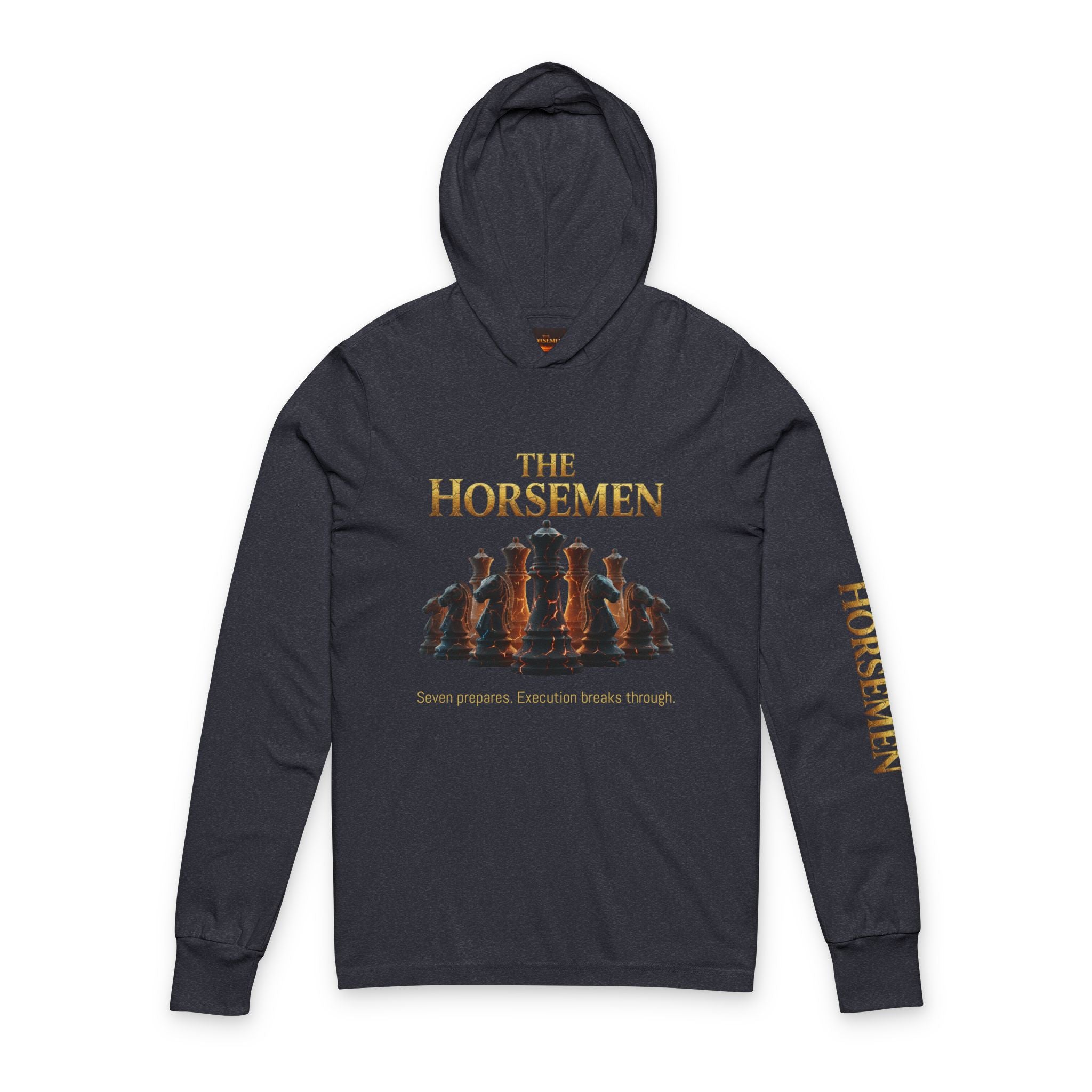 The Horsemen Chess | Hooded long-sleeve (Black)