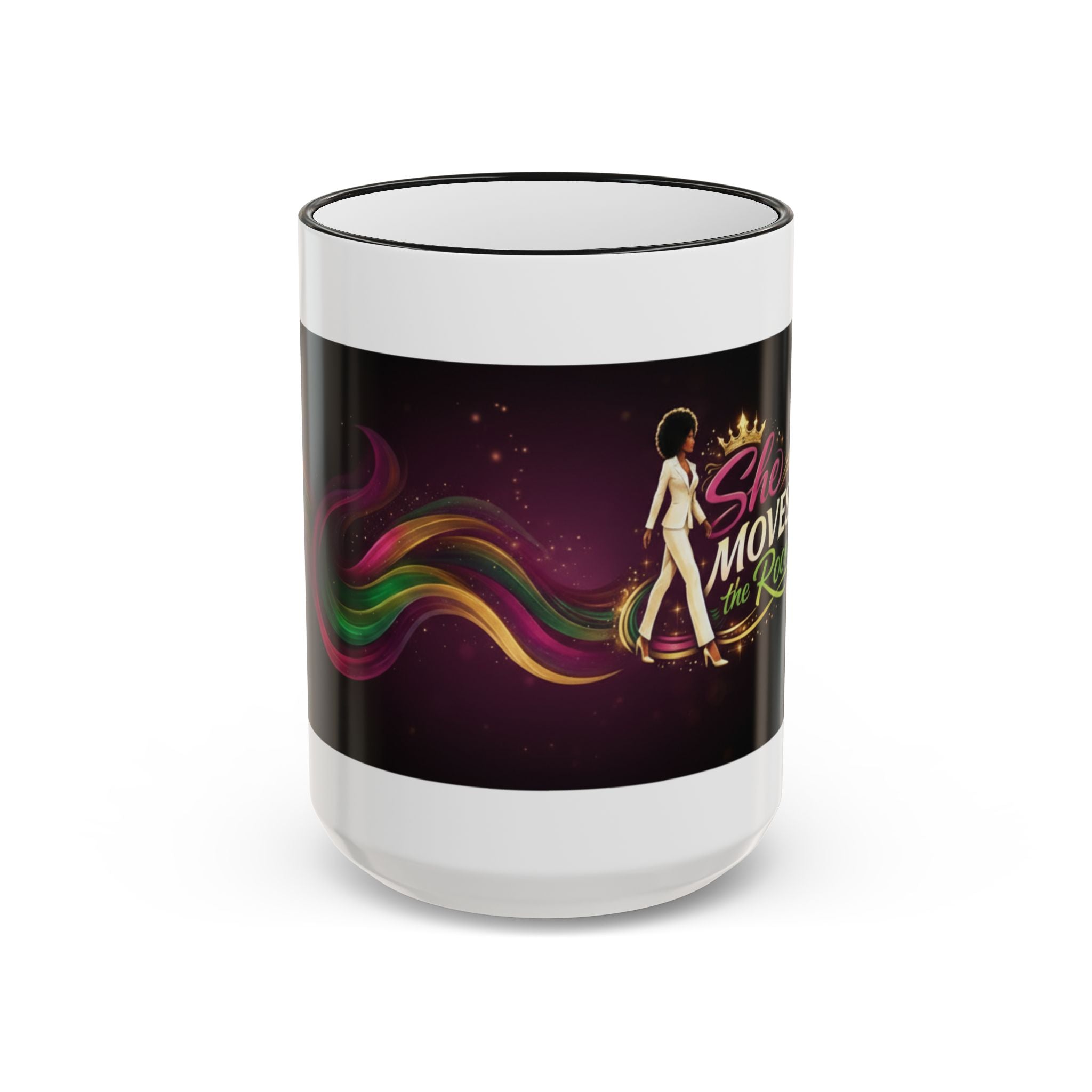 She Moves the Room | Rainbow Flow Accent Rim & Handle