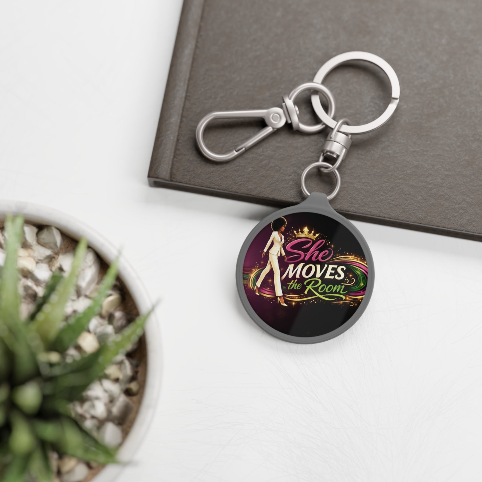She Moves the Room | Keychain