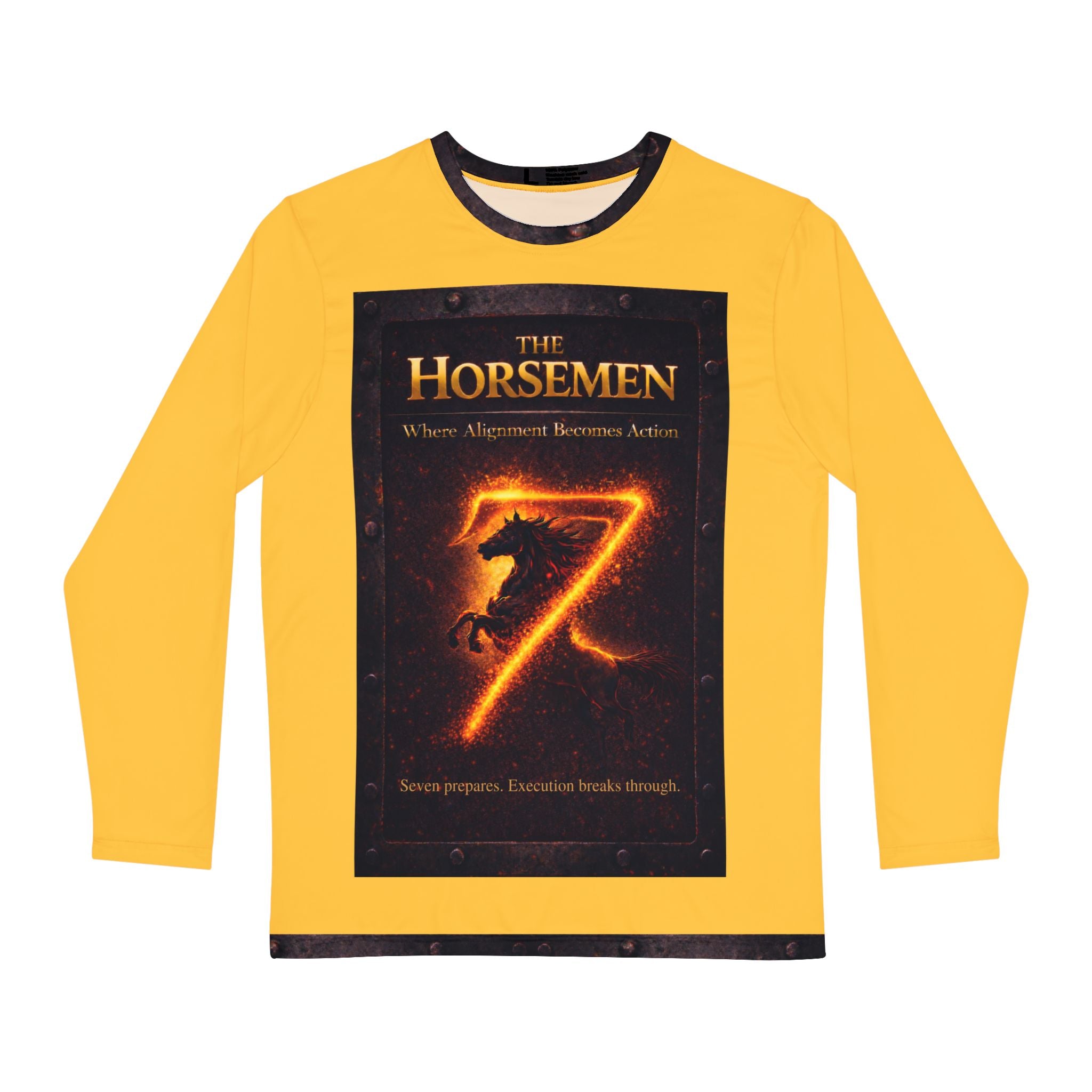 The Horsemen "7" | All-Over-Print volcanic molten rock top