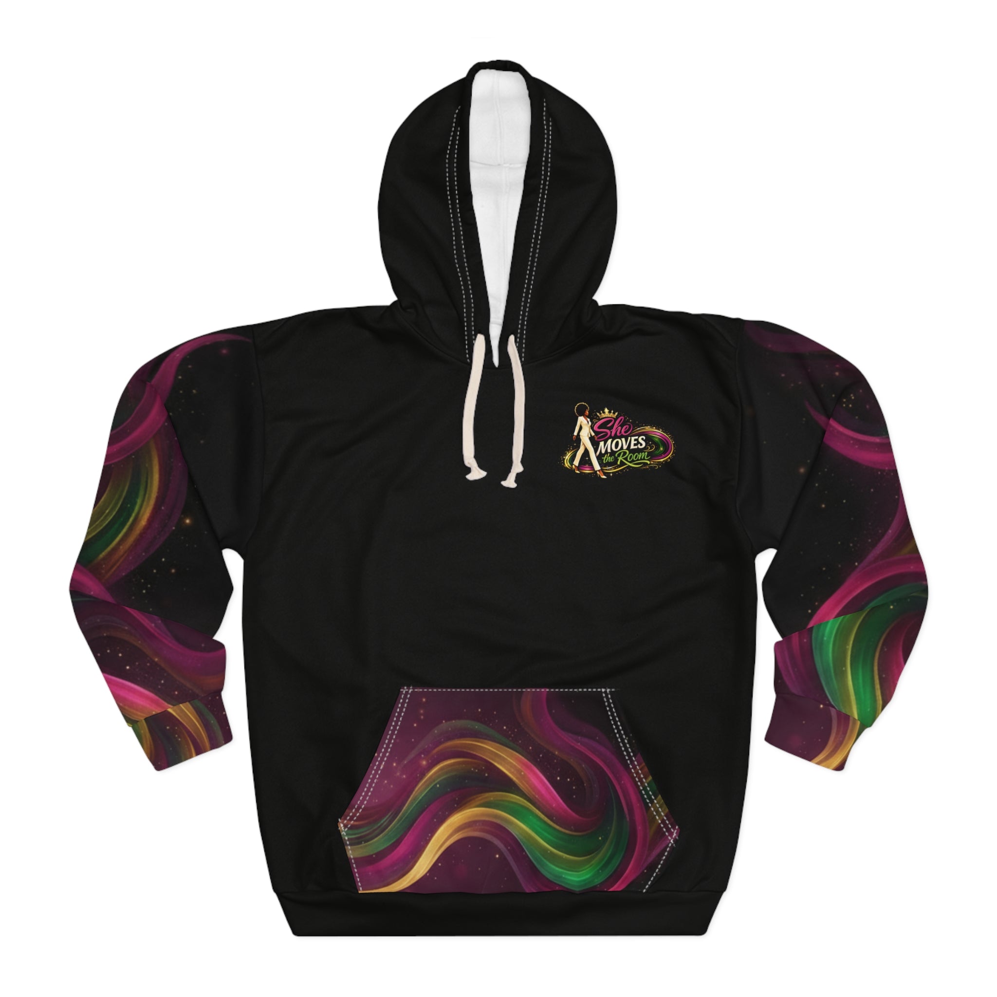She Moves the Room  |  Power Graphic Pullover Hoodie