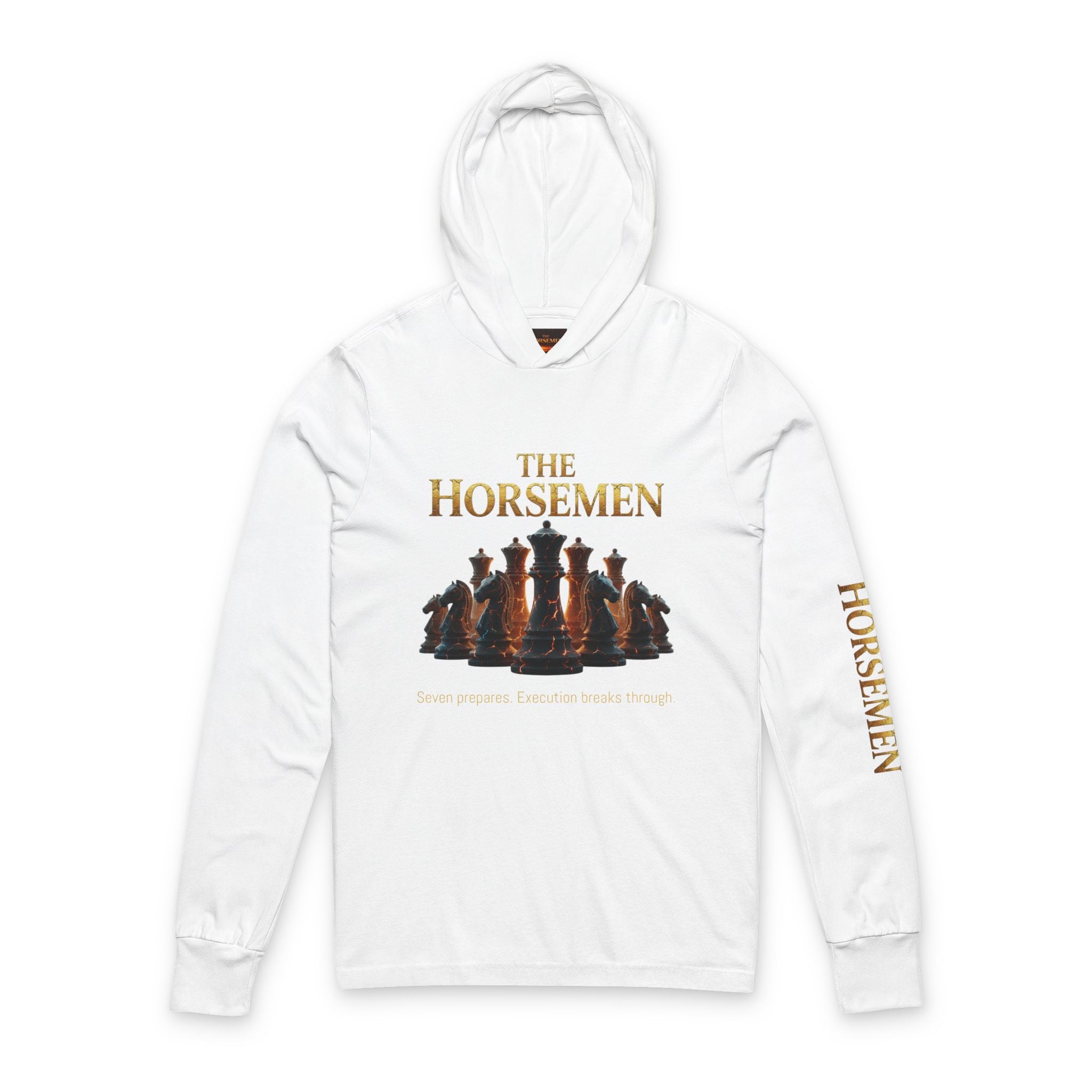 The Horsemen Chess | Hooded long-sleeve (Black)