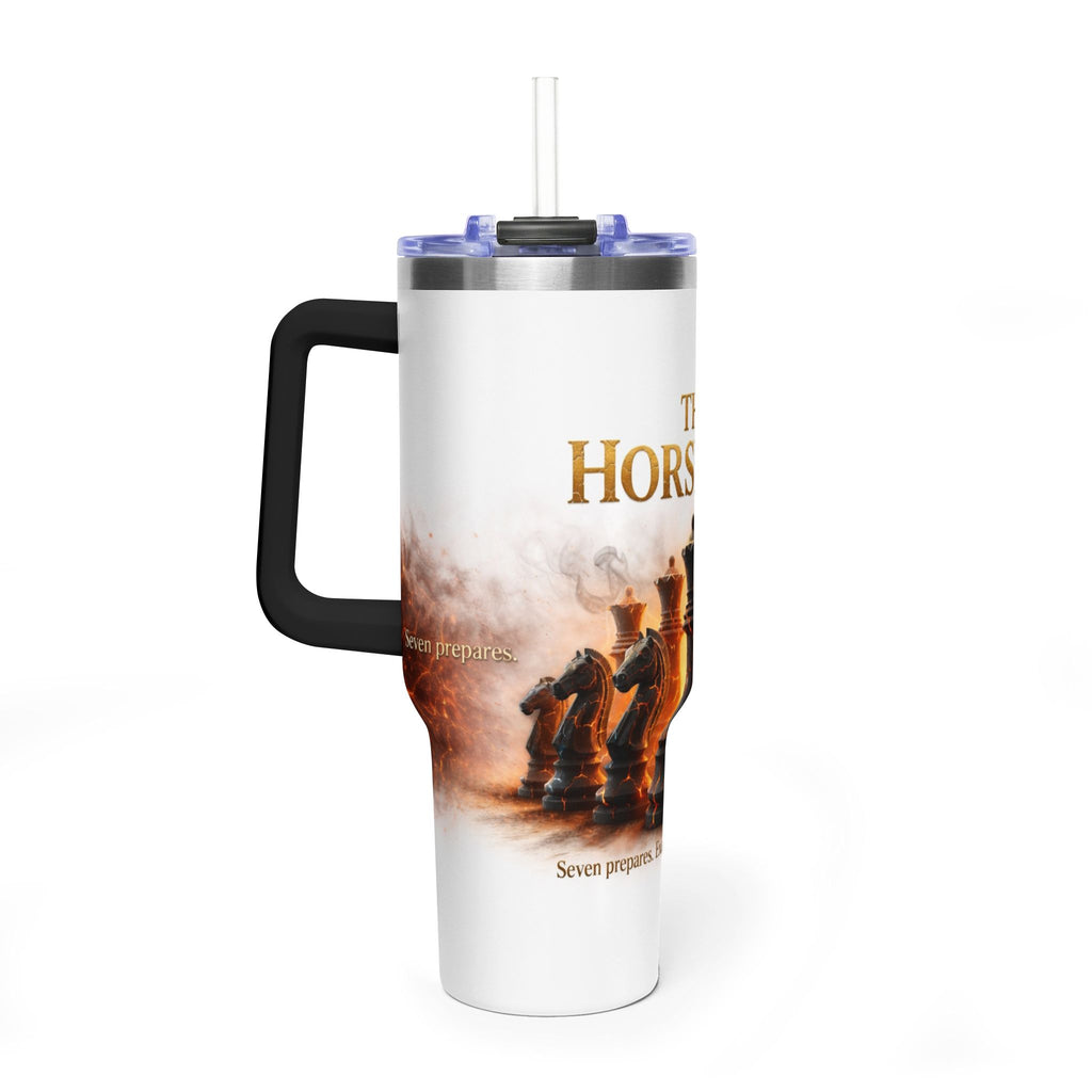 The Horsemen Chess | 40oz Vacuum Insulated ravel Tumbler (White)