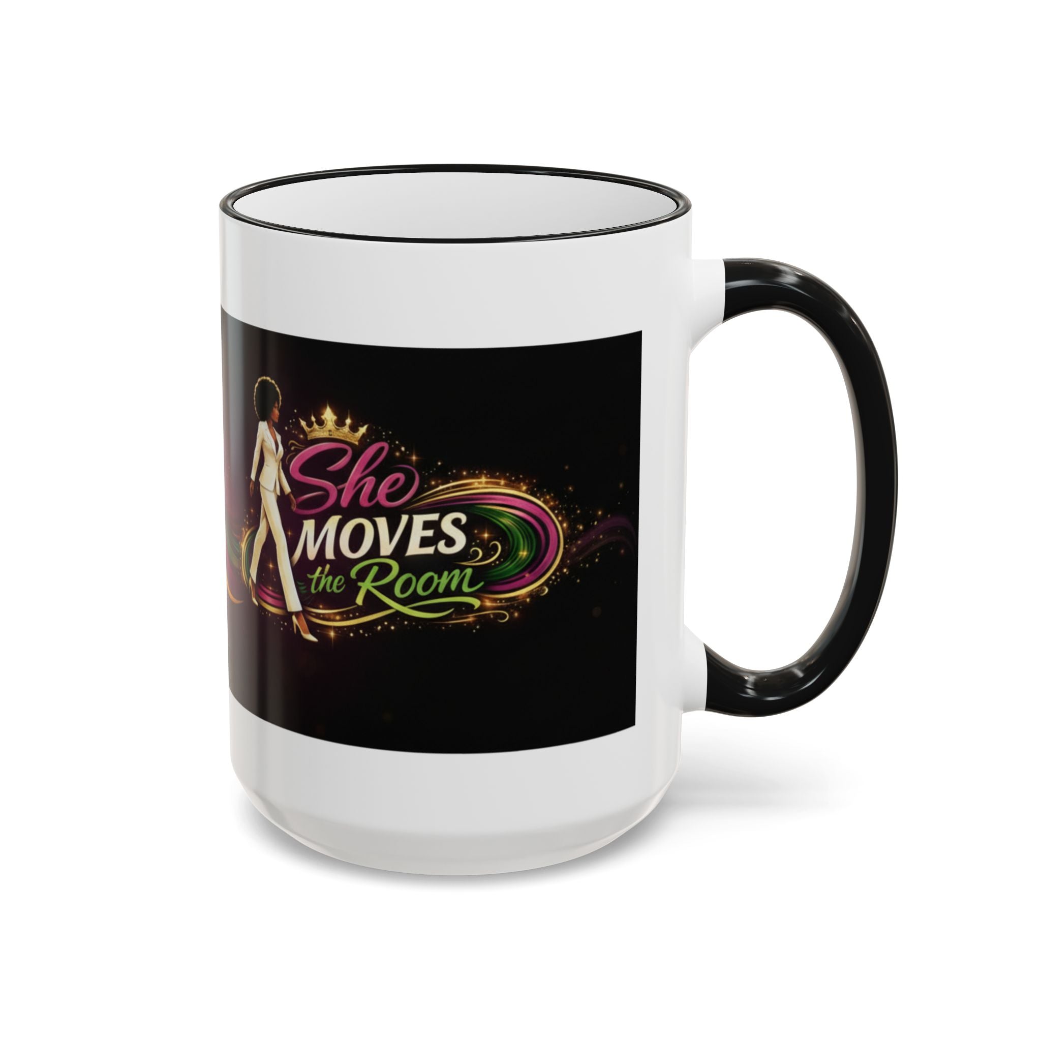 She Moves the Room | Rainbow Flow Accent Rim & Handle