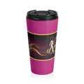 She Moves the Room | Stainless Steel Travel Mug (Pink)
